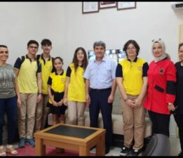 Lütfiye Ali Şadi Ortaokulu Öğrencileri Erasmus projesi kapsamında Macaristan’dan döndüler.